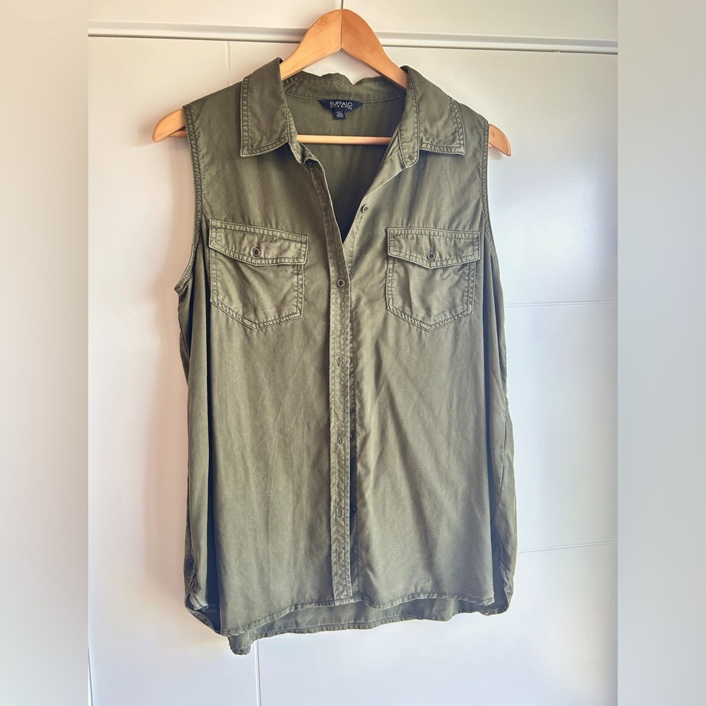 Buffalo Sleeveless button up Shirt